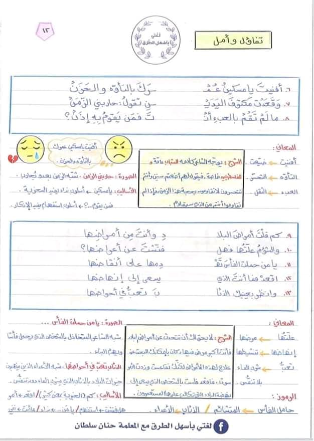 MjAzNzc0MC45MTQ3 بالصور شرح وحدة تفاؤل و امل للصف التاسع الفصل الثاني 2023